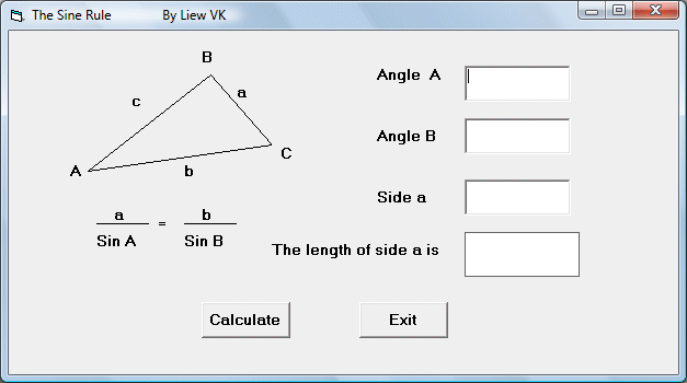 Sine Rule