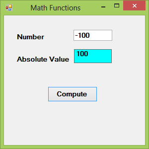 vba math functions