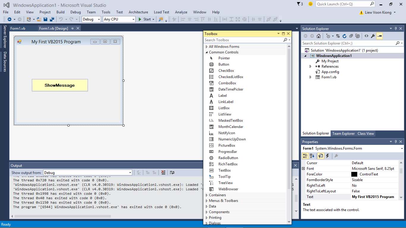 vb2015prog1 - Visual Basic Tutorial